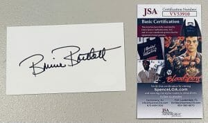BONNIE BARTLETT SIGNED AUTOGRAPHED 3×5 CARD JSA CERTIFIED ST ELSEWHERE V
 COLLECTIBLE MEMORABILIA