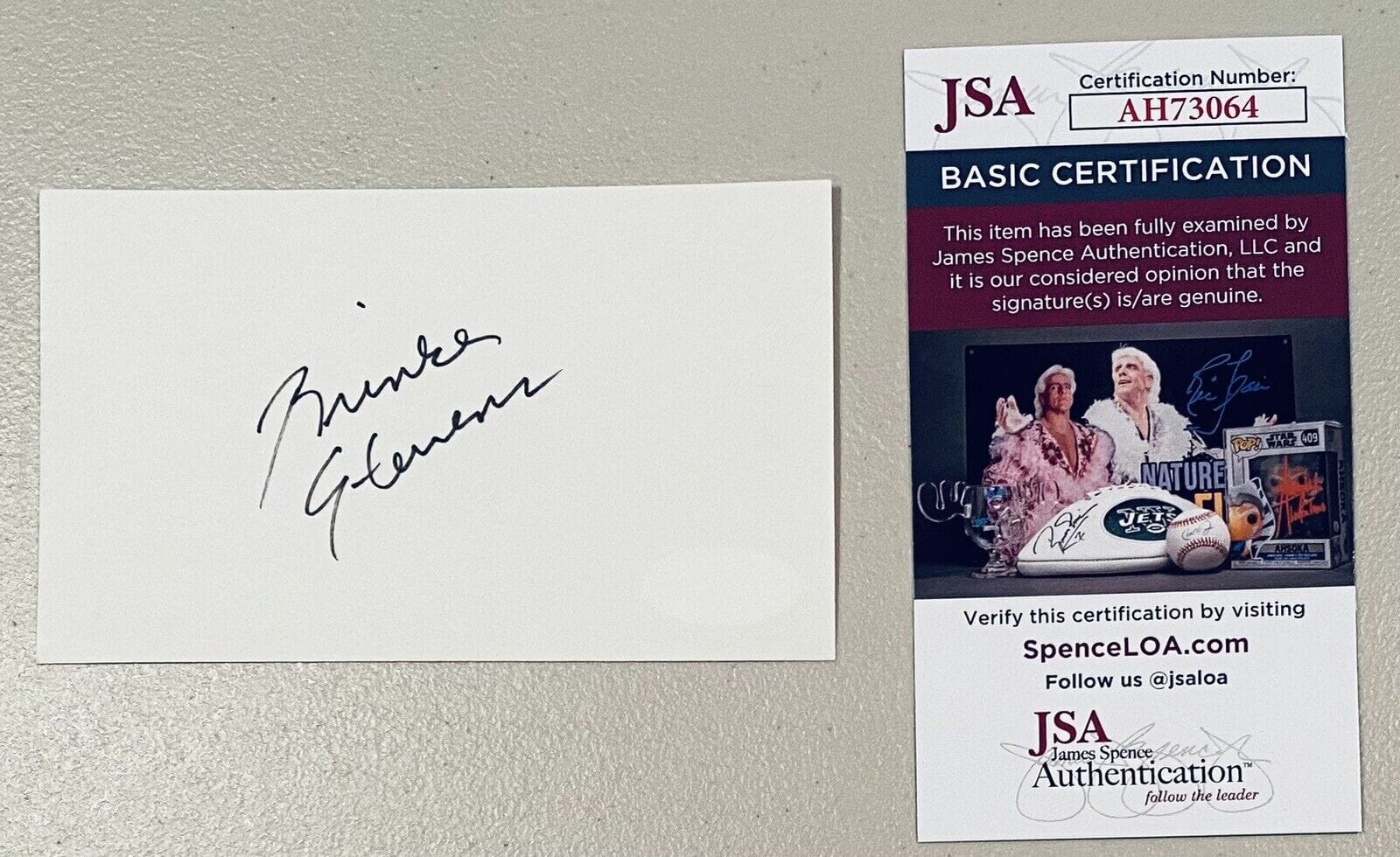 Brinke Stevens Signed Autographed 3x5 Card JSA Certified Scream Queen
Opens in a new window or tab