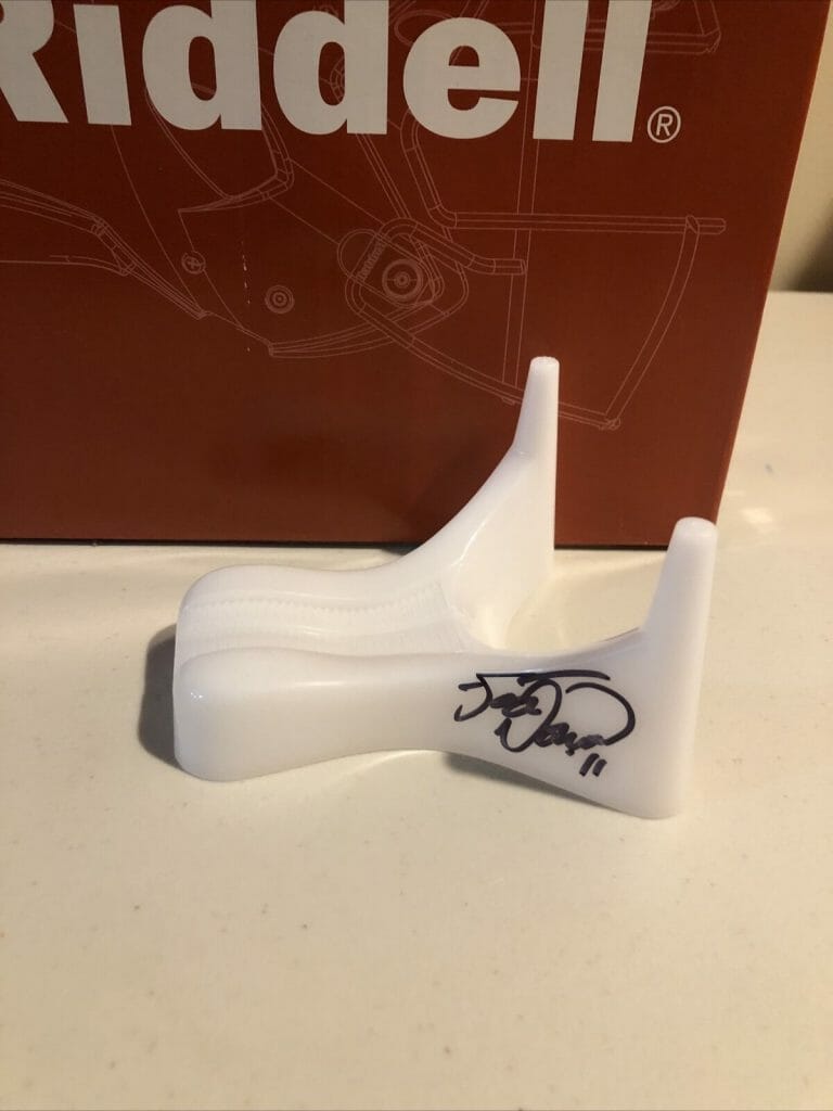 BUFFALO BILLS- SCOTT NORWOOD SIGNED AUTOGRAPH KICKING TEE TRISTAR COA WIDE RIGHT COLLECTIBLE MEMORABILIA