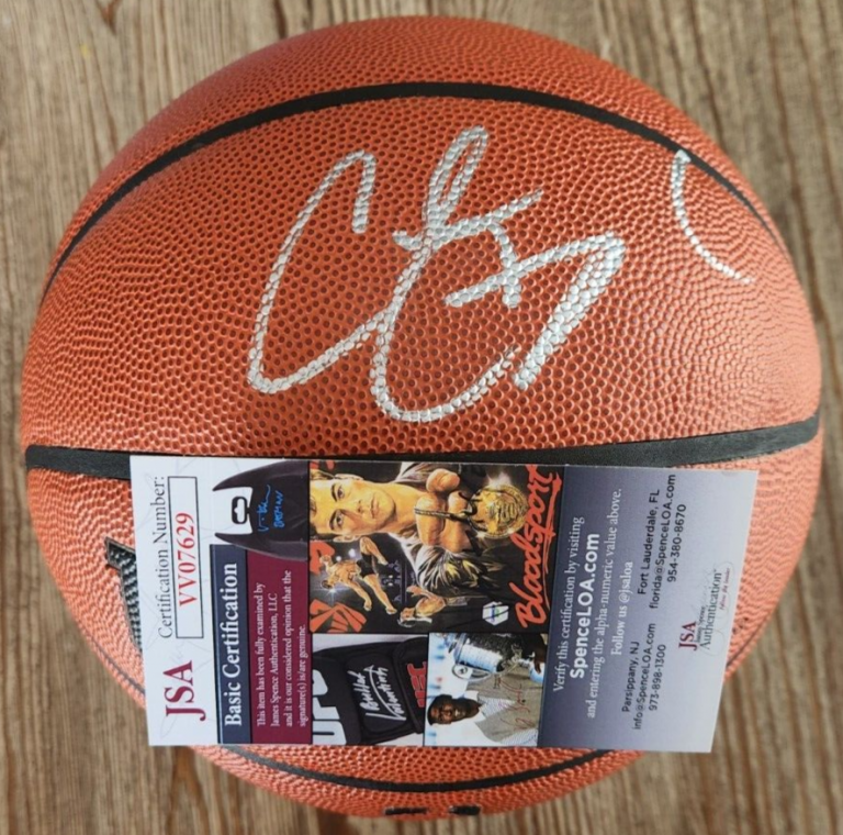 CADE CUNNINGHAM SIGNED NBA BASKETBALL W JSA COA DETROIT PISTONS OKLAHOMA STATE 2 COLLECTIBLE MEMORABILIA