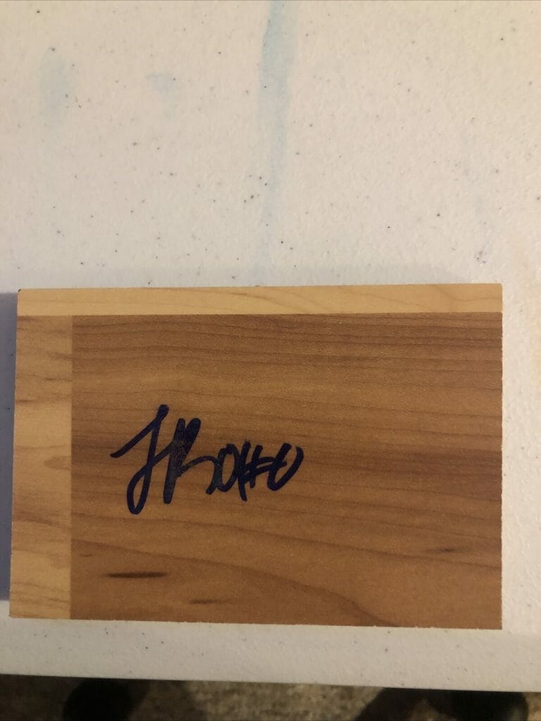 CHARLOTTE HORNETS- TERRY ROZIER SIGNED AUTOGRAPH FLOOR BOARD COA LOUISVILLE COLLECTIBLE MEMORABILIA