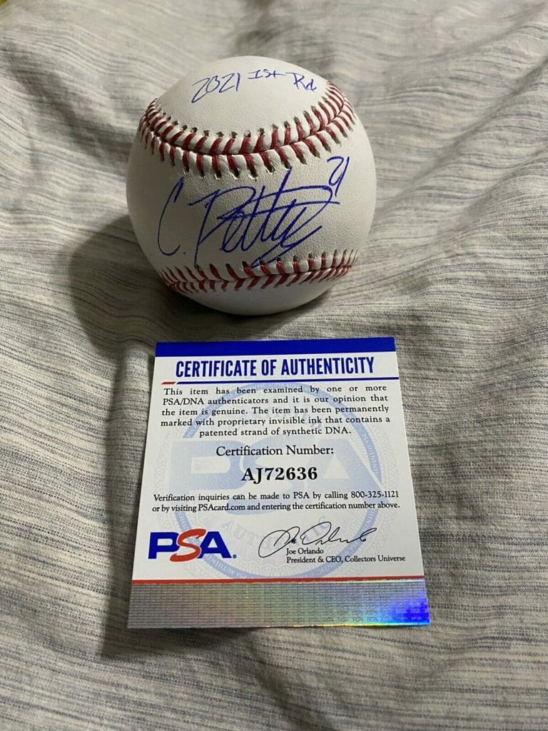 CHASE PETTY SIGNED AUTO OFFICAL MLB BASEBALL MN TWINS YOUNG STUD COA PROOF 8
 COLLECTIBLE MEMORABILIA