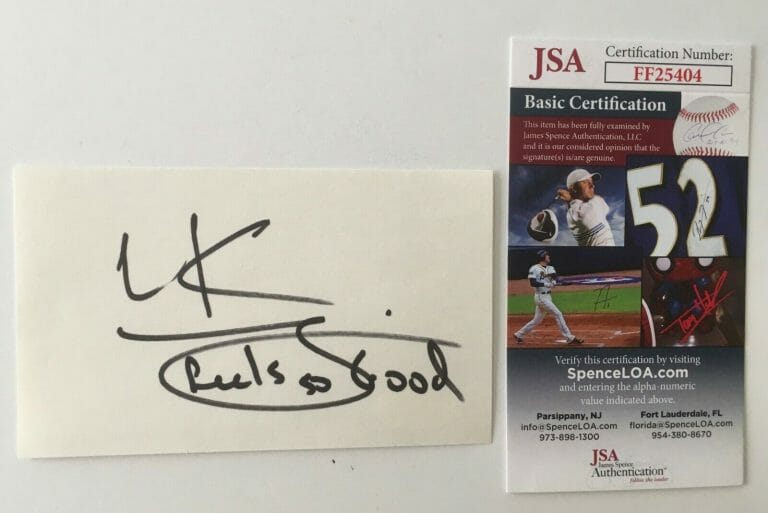 CHUCK MANGIONE SIGNED AUTOGRAPHED 3×5 CARD JSA CERTIFIED FEELS SO GOOD
 COLLECTIBLE MEMORABILIA