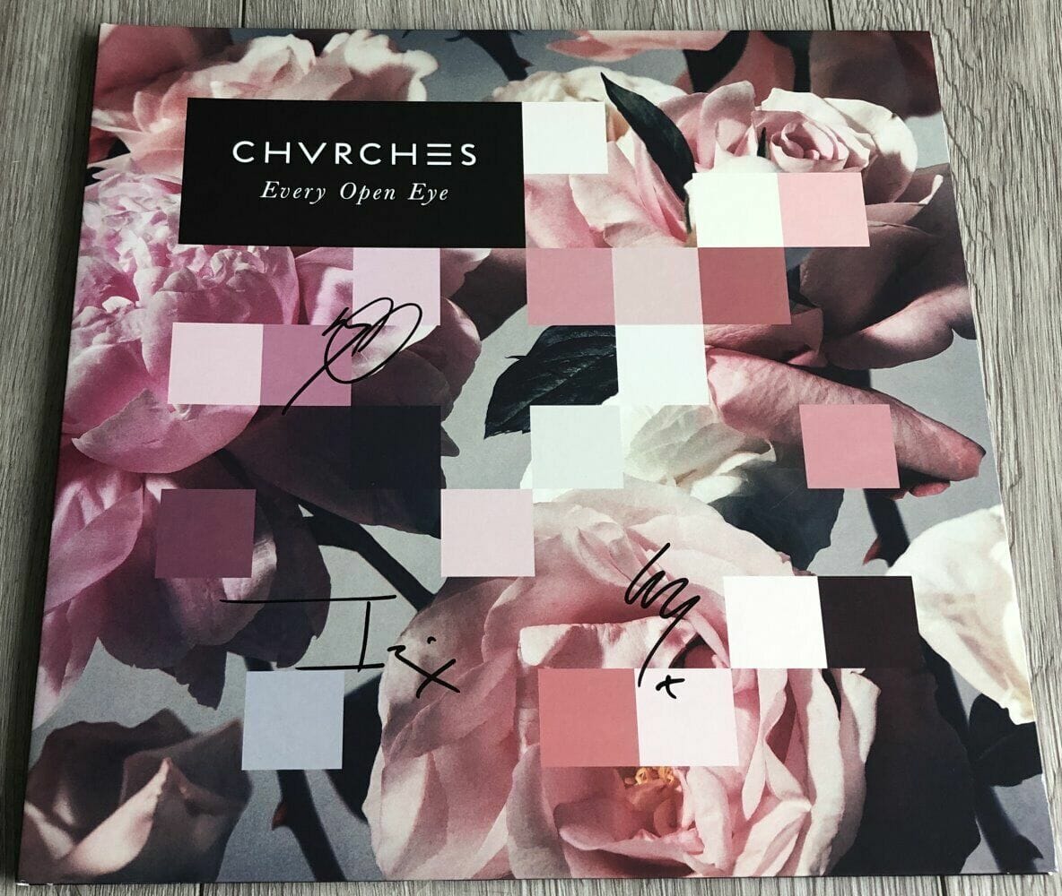 CHVRCHES SIGNED AUTOGRAPH EVERY OPEN EYE VINYL ALBUM LAUREN MAYBERRY +2 w/PROOF
