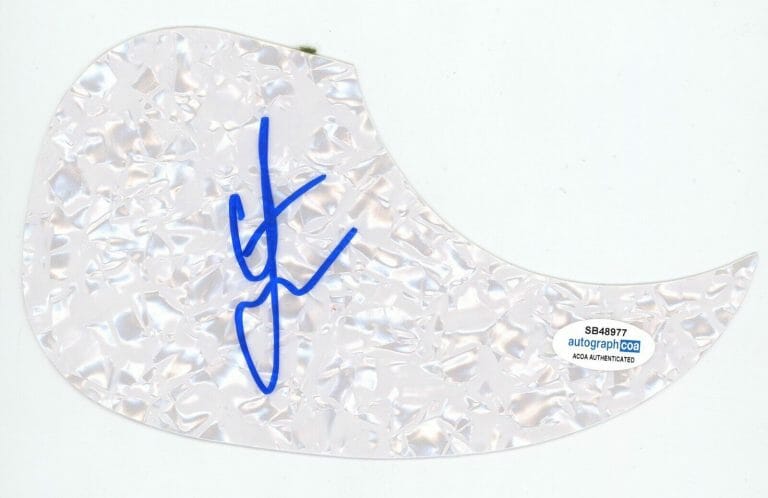 COLT FORD COUNTRY RAP ROCK SIGNED AUTOGRAPH ACOUSTIC GUITAR PICKGUARD ACOA COA COLLECTIBLE MEMORABILIA