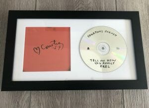 COURTNEY BARNETT SIGNED AUTOGRAPH TELL ME HOW YOU REALLY FEEL FRAMED & MATTED CD
 COLLECTIBLE MEMORABILIA