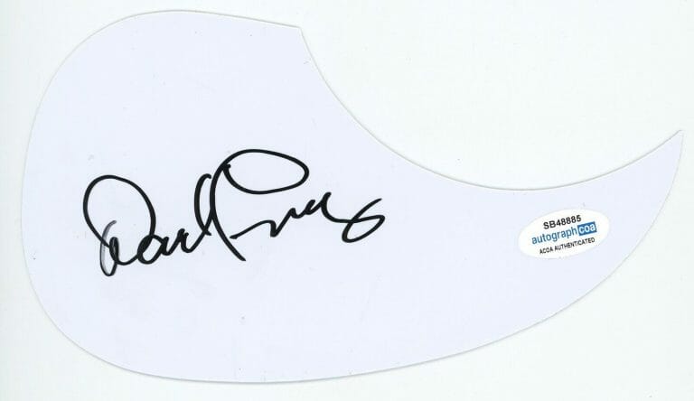 DAVID FREIBERG JEFFERSON AIRPLANE STARSHIP SIGNED AUTOGRAPH ACOUSTIC GUARD ACOA COLLECTIBLE MEMORABILIA