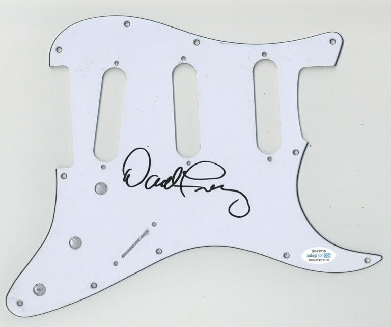DAVID FREIBERG JEFFERSON AIRPLANE STARSHIP SIGNED AUTOGRAPH STRAT PICKGUARD ACOA COLLECTIBLE MEMORABILIA