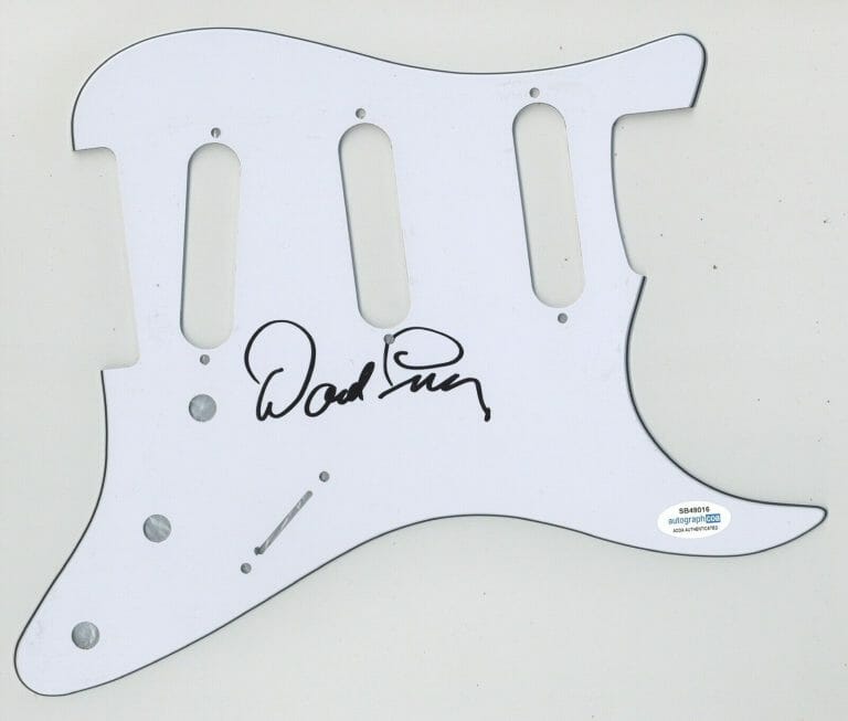 DAVID FREIBERG JEFFERSON AIRPLANE STARSHIP SIGNED AUTOGRAPH STRAT PICKGUARD ACOA COLLECTIBLE MEMORABILIA