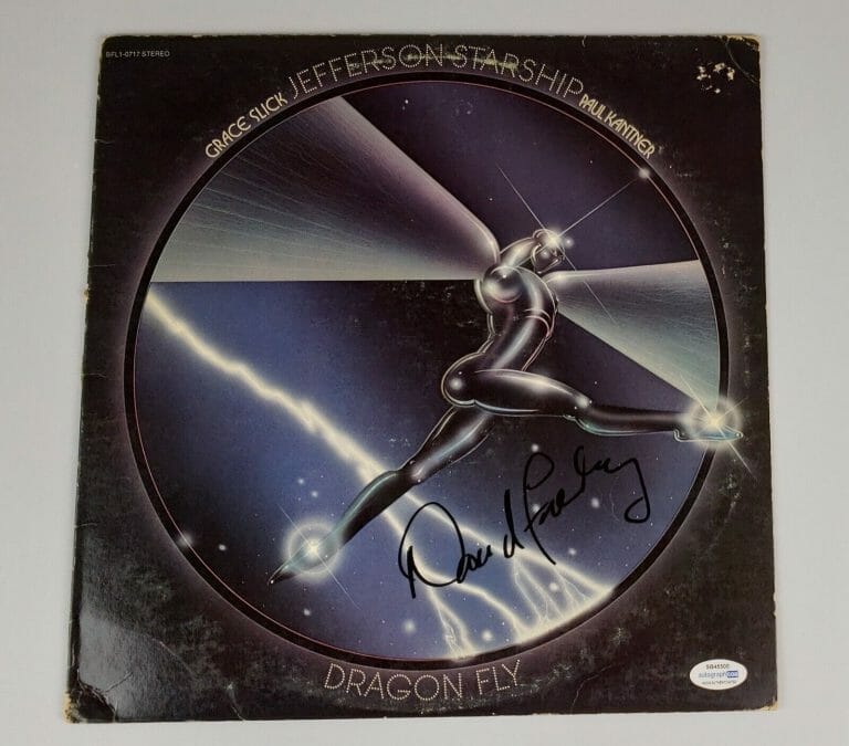 DAVID FREIBERG SIGNED AUTOGRAPH VINYL ALBUM JEFFERSON STARSHIP ACOA DRAGON FLY COLLECTIBLE MEMORABILIA
