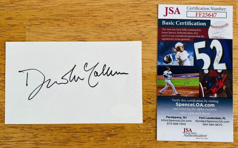 DAVID MCCALLUM SIGNED AUTOGRAPHED 3×5 CARD JSA CERTIFIED NCIS THE MAN FROM UNCLE
 COLLECTIBLE MEMORABILIA