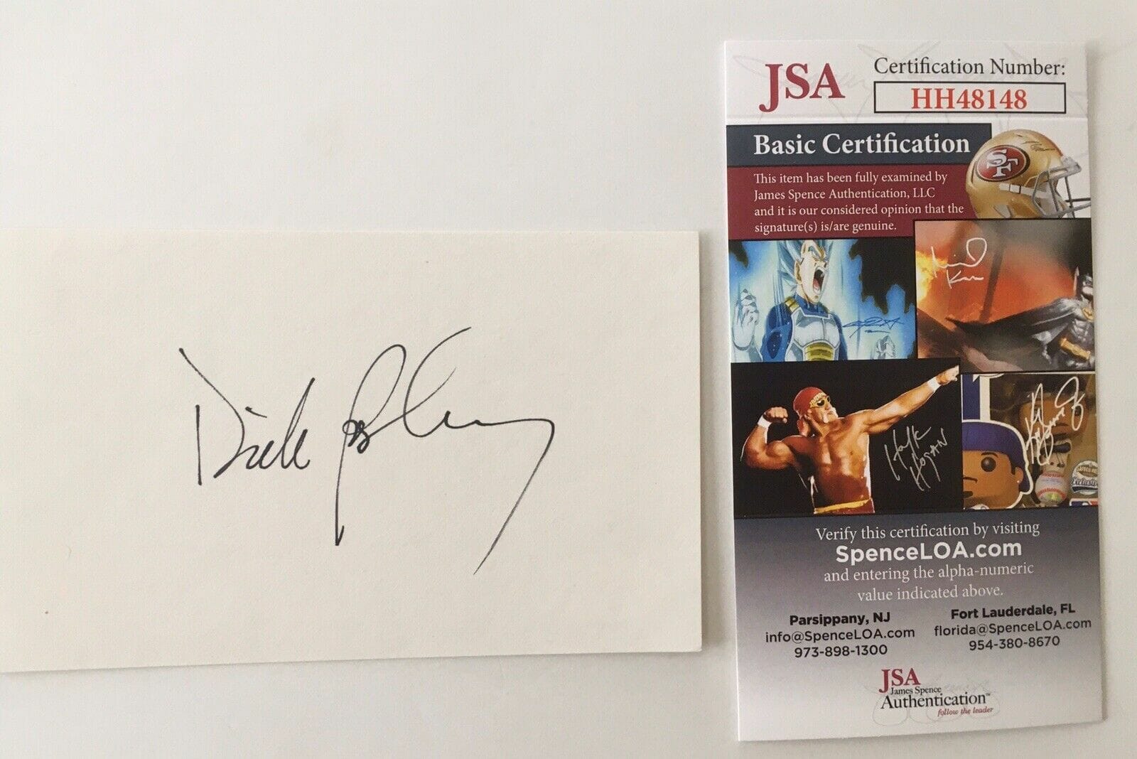 Dick Fosbury Signed Autographed 3x5 Card JSA Certified Fosbury Flop Olympics
Opens in a new window or tab