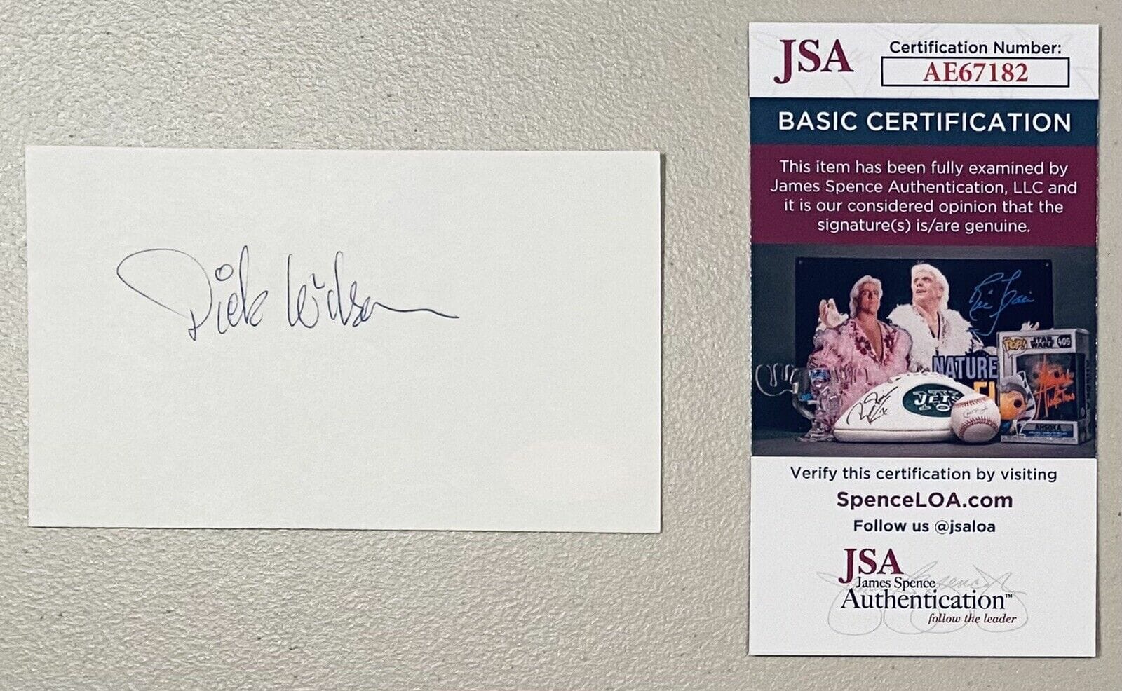 Dick Wilson Signed Autographed 3x5 Card JSA Certified Mr Whipple Charmin
Opens in a new window or tab