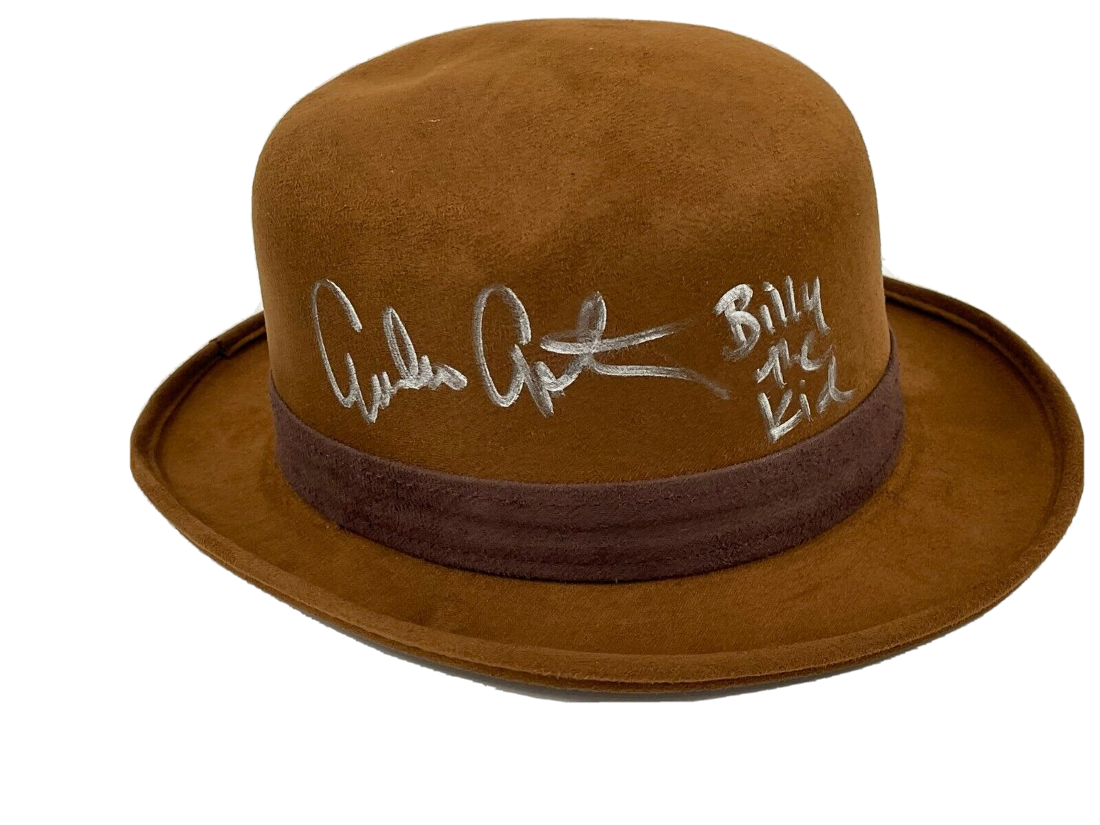 EMILIO ESTEVEZ SIGNED YOUNG GUNS HAT BILLY THE KID AUTOGRAPH INSCRIPT BECKETT 8
