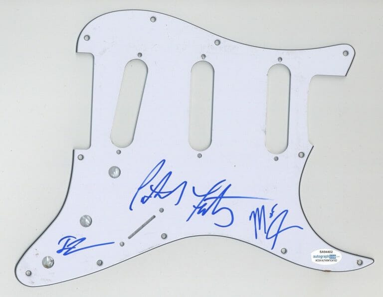 GA-20 ROCK BAND SIGNED AUTOGRAPH STRAT GUITAR PICKGUARD ACOA COA MATT STUBBS COLLECTIBLE MEMORABILIA