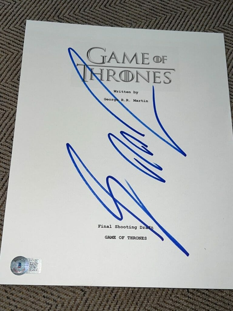 George RR Martin Signed Autograph A Game of Thrones Hardcover Book W/  PSA/DNA COA – Nicks Sports Autographs