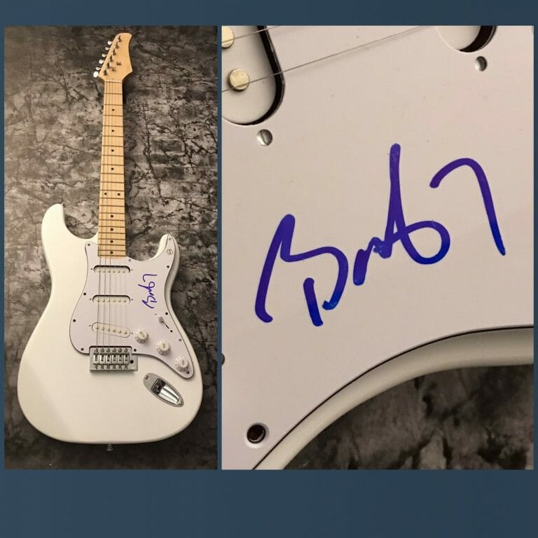 GFA A PERFECT CIRCLE GUITARIST * BILLY HOWERDEL * SIGNED ELECTRIC GUITAR B1 COA COLLECTIBLE MEMORABILIA