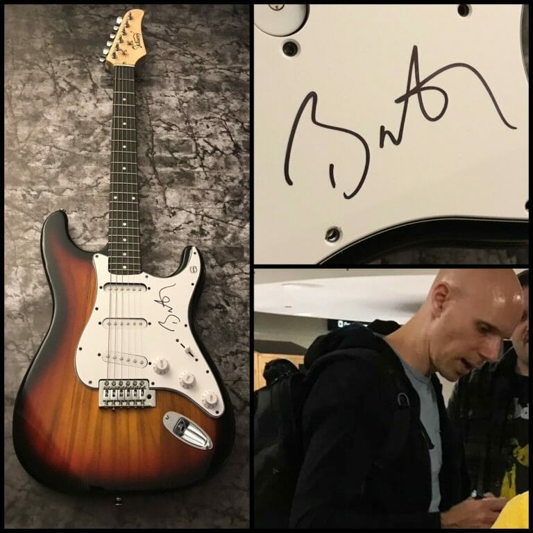 GFA A PERFECT CIRCLE GUITARIST * BILLY HOWERDEL * SIGNED ELECTRIC GUITAR B2 COA COLLECTIBLE MEMORABILIA