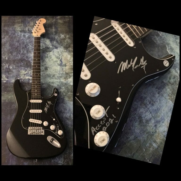 GFA ACCEPT BAND FRONTMAN * MARK TORNILLO * SIGNED ELECTRIC GUITAR COA COLLECTIBLE MEMORABILIA