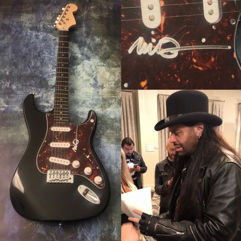 GFA ANTHRAX FRONTMAN * NEIL TURBIN * SIGNED ELECTRIC GUITAR PROOF COA COLLECTIBLE MEMORABILIA