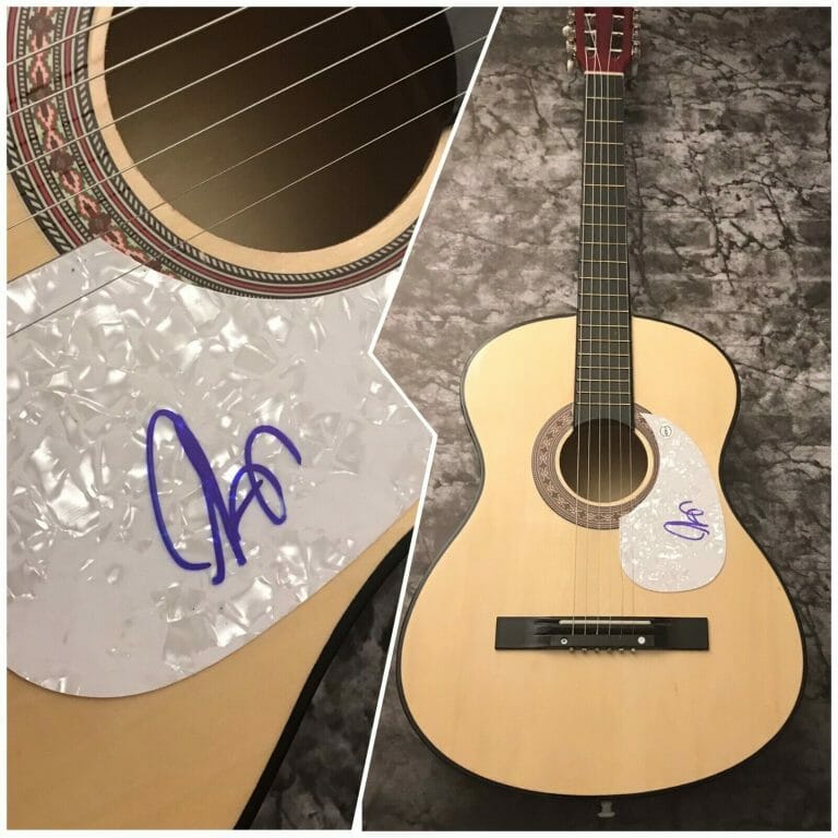 GFA BIG BLACK CAR STAR * GREGORY ALAN ISAKOV * SIGNED ACOUSTIC GUITAR G2 COA COLLECTIBLE MEMORABILIA