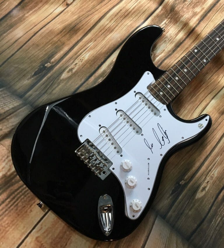 GFA BLEEDING LOVE POP STAR * LEONA LEWIS * SIGNED ELECTRIC GUITAR COA COLLECTIBLE MEMORABILIA