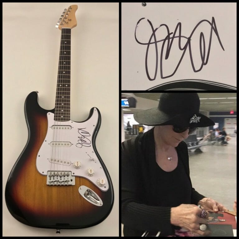 GFA COUNTRY FOLK LEGEND * JUDY COLLINS * SIGNED ELECTRIC GUITAR PROOF J3 COA COLLECTIBLE MEMORABILIA