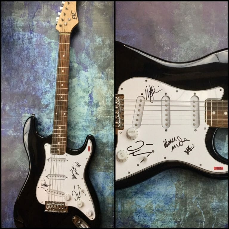 GFA DAVE MUSTAINE, ELLEFSON & MARTY * MEGADETH * SIGNED ELECTRIC GUITAR M1 COA COLLECTIBLE MEMORABILIA