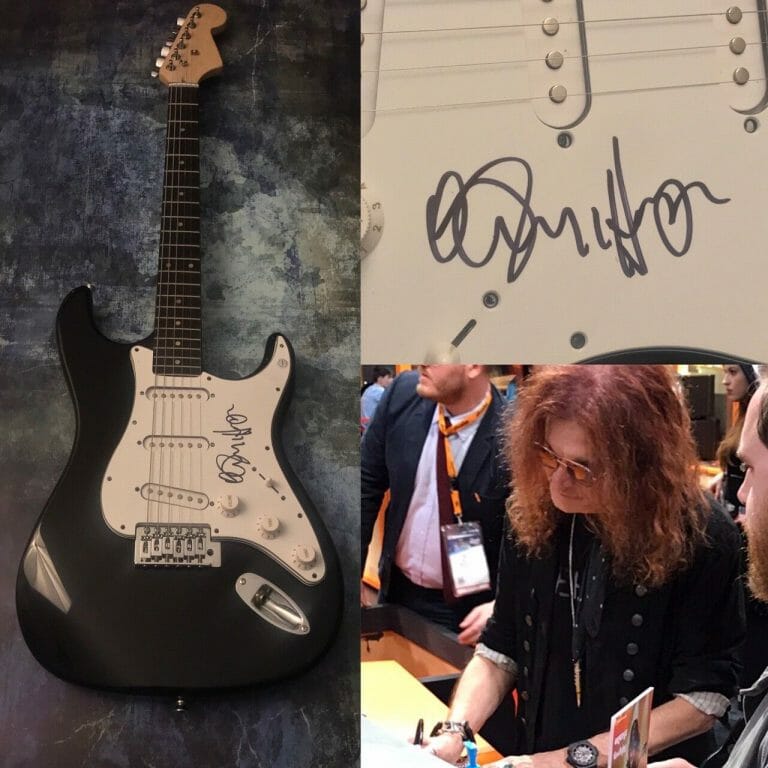 GFA DEEP PURPLE SINGER * GLENN HUGHES * SIGNED ELECTRIC GUITAR PROOF G1 COA COLLECTIBLE MEMORABILIA
