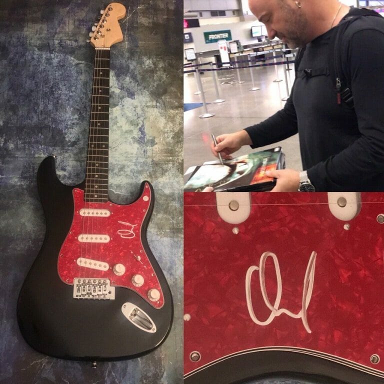 GFA DISTURBED THE SICKNESS * DAVID DRAIMAN * SIGNED ELECTRIC GUITAR PROOF D2 COA COLLECTIBLE MEMORABILIA