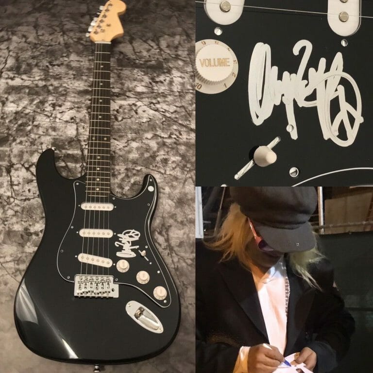 GFA ENUFF Z’NUFF BAND * CHIP Z’NUFF * SIGNED ELECTRIC GUITAR PROOF AD2 COA COLLECTIBLE MEMORABILIA