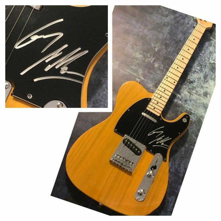 GFA EVERY STORM RUNS OUT OF RAIN * GARY ALLAN * SIGNED ELECTRIC TELE GUITAR COA COLLECTIBLE MEMORABILIA