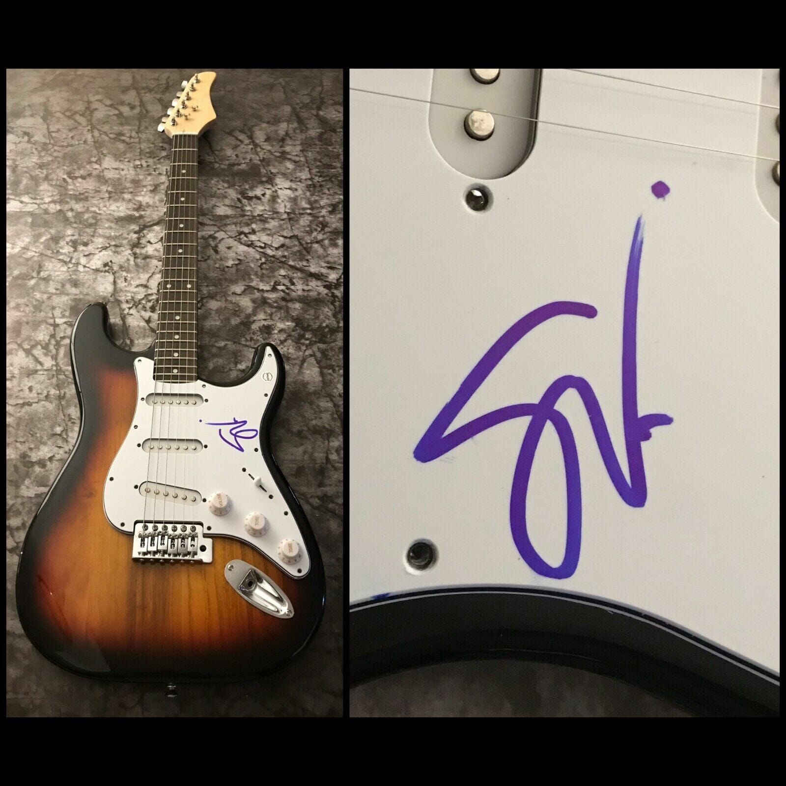 GFA G3 & David Lee Roth Guitarist * STEVE VAI * Signed Electric Guitar SV6 COA