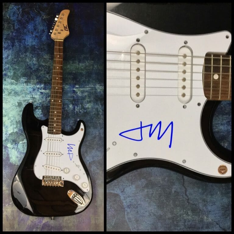 GFA GOOD CHARLOTTE FRONTMAN * JOEL MADDEN * SIGNED ELECTRIC GUITAR COA COLLECTIBLE MEMORABILIA