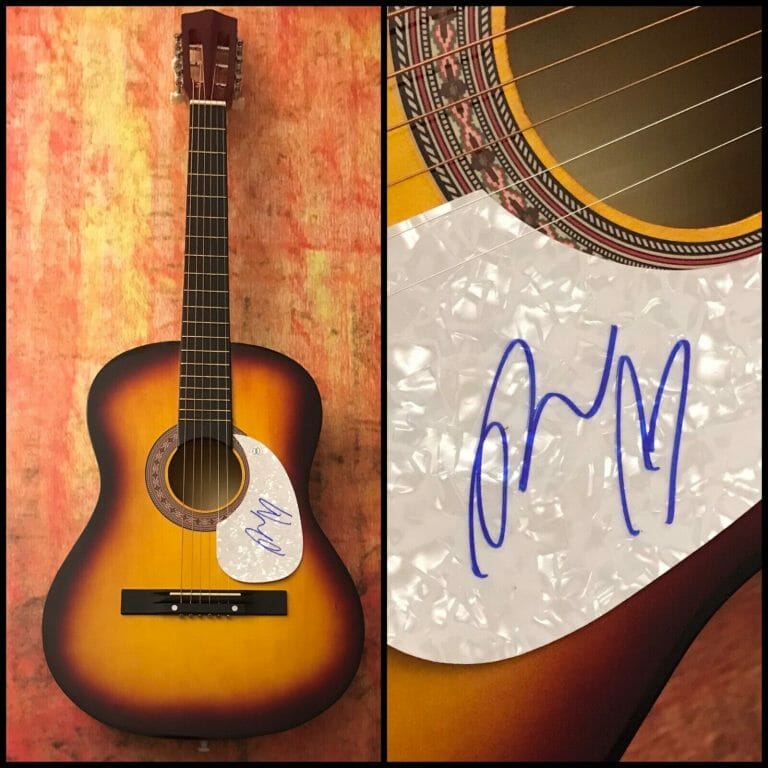 GFA INDIANA SMALL TALK CAROLINE * BRISTON MARONEY * SIGNED ACOUSTIC GUITAR COA COLLECTIBLE MEMORABILIA