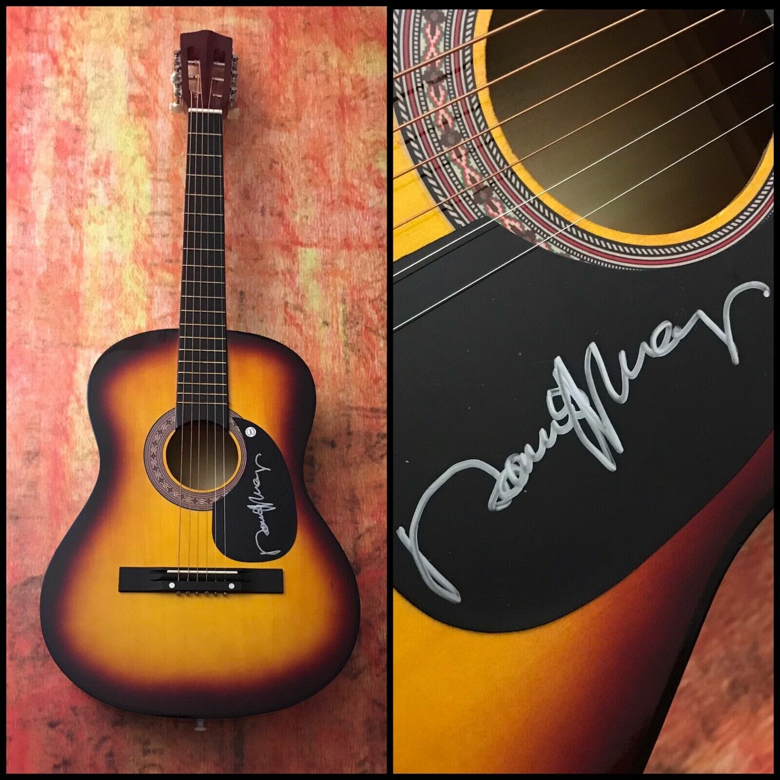 GFA It Was Almost Like a Song * RONNIE MILSAP * Signed Acoustic Guitar R6 COA