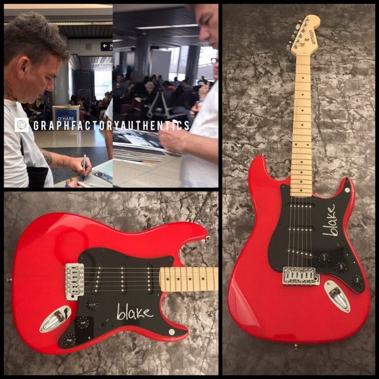 GFA JAWBREAKER * BLAKE SCHWARZENBACH * SIGNED ELECTRIC GUITAR PROOF AD2 COA COLLECTIBLE MEMORABILIA