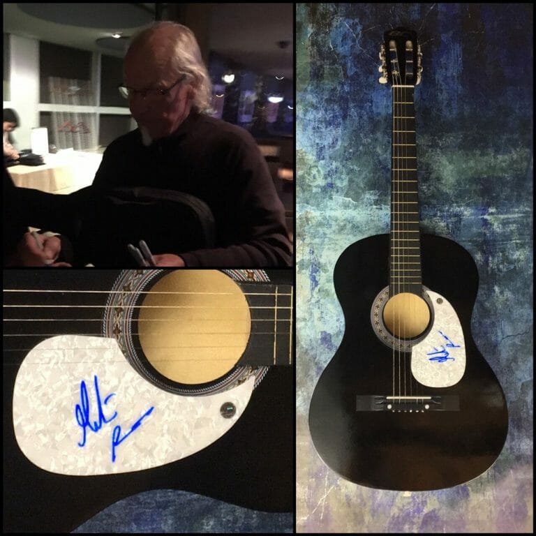 GFA JETHRO TULL GUITARIST * MARTIN BARRE * SIGNED ACOUSTIC GUITAR PROOF M2 COA COLLECTIBLE MEMORABILIA