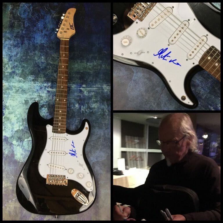 GFA Jethro Tull Guitarist * MARTIN BARRE * Signed Electric Guitar PROOF ...