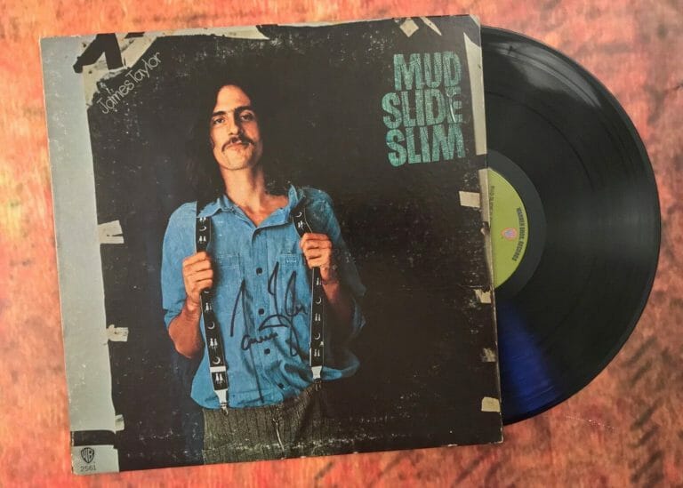 GFA MUD SLIDE SLIM * JAMES TAYLOR * SIGNED AUTOGRAPHED USED RECORD ALBUM COA COLLECTIBLE MEMORABILIA