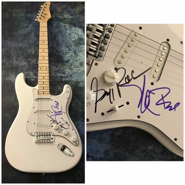 GFA NEAL SCHON, ROSS & GREGG ROLIE * JOURNEY * BAND SIGNED ELECTRIC GUITAR COA COLLECTIBLE MEMORABILIA