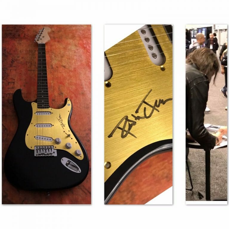 GFA NINE INCH NAILS & GUNS N’ ROSES * ROBIN FINCK * SIGNED ELECTRIC GUITAR C COA COLLECTIBLE MEMORABILIA