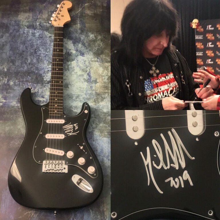 GFA NITRO BAND GUITARIST * MICHAEL ANGELO BATIO * SIGNED ELECTRIC GUITAR COA COLLECTIBLE MEMORABILIA