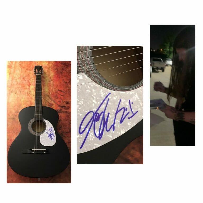 GFA ONE NIGHT STAND COUNTRY * KOLBY COOPER * SIGNED ACOUSTIC GUITAR PROOF C COA COLLECTIBLE MEMORABILIA