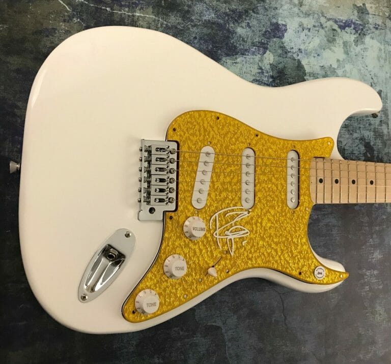 GFA ONEREPUBLIC ROCK STAR * RYAN TEDDER * SIGNED ELECTRIC GUITAR PROOF C COA COLLECTIBLE MEMORABILIA