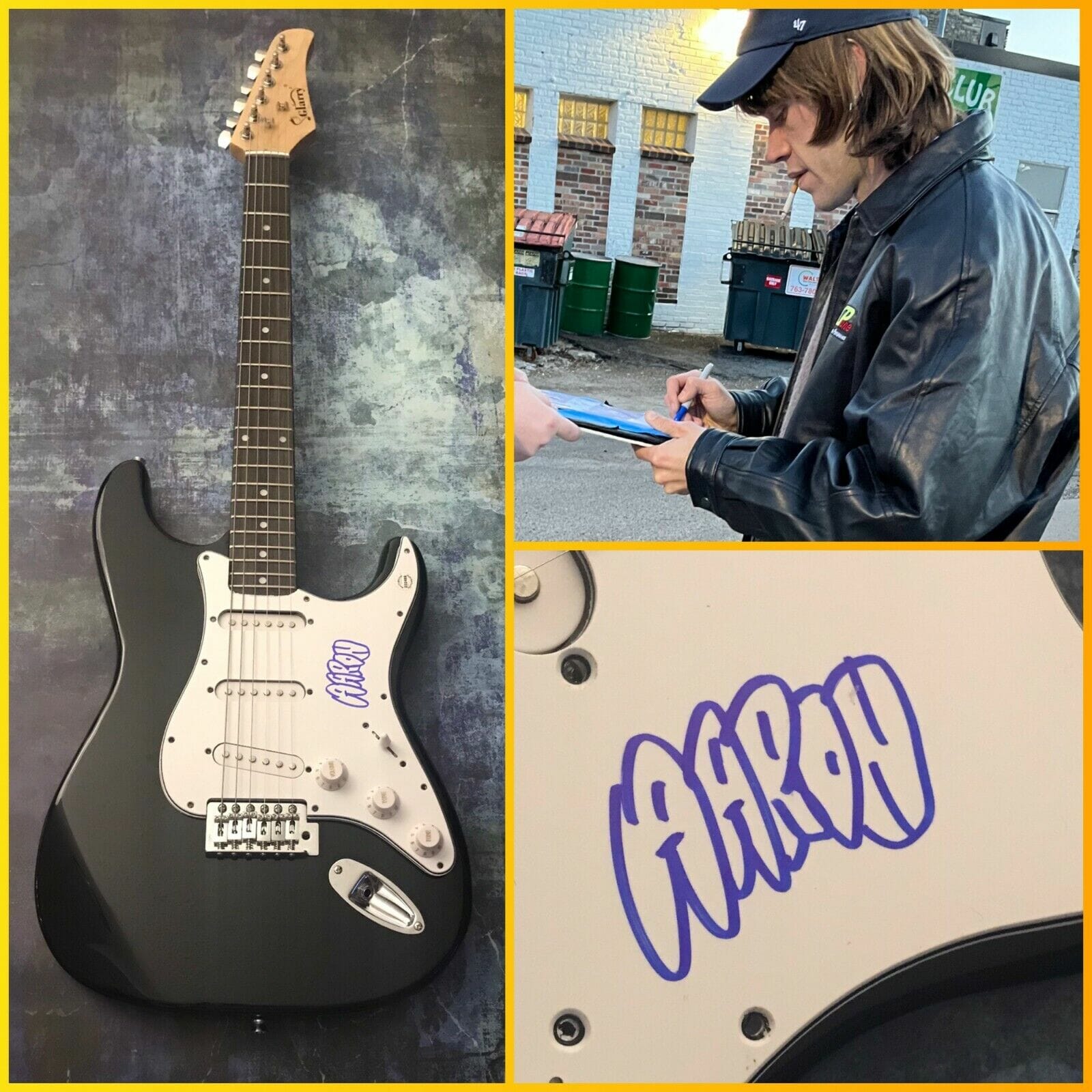 GFA Porches Band Singer & Guitarist * AARON MAINE * Signed Electric Guitar COA