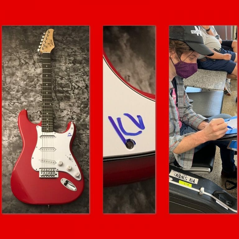 GFA PRETTY PIMPIN STAR * KURT VILE * SIGNED ELECTRIC GUITAR PROOF COA COLLECTIBLE MEMORABILIA