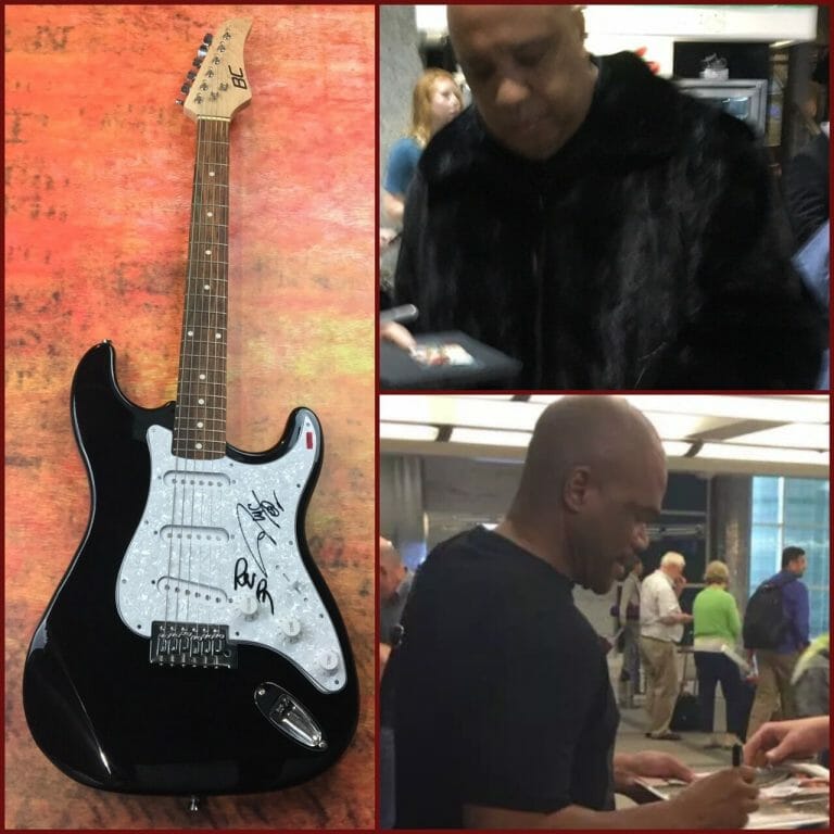 GFA REV RUN & DARRYL MCDANIELS * RUN – D.M.C. * SIGNED ELECTRIC GUITAR COA COLLECTIBLE MEMORABILIA