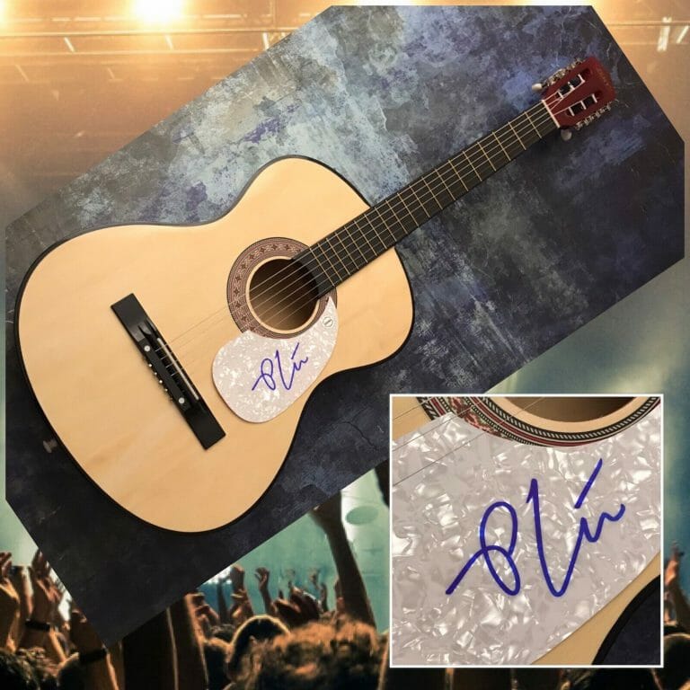 GFA ROOM 41 HOLY GHOST FIRE * PAUL CAUTHEN* SIGNED ACOUSTIC GUITAR PROOF P3 COA COLLECTIBLE MEMORABILIA