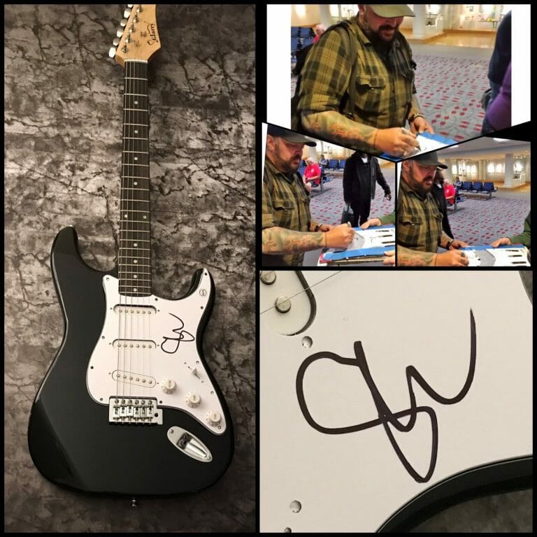 GFA SEETHER BAND DISCLAIMER * SHAUN MORGAN * SIGNED ELECTRIC GUITAR PROOF COA COLLECTIBLE MEMORABILIA
